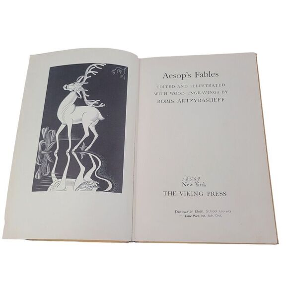Aesop's Fables with Wood-Engravings by Boris Artzybasheff Rare Book - Picture 6 of 11